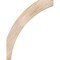 Ekena Millwork 3 1/2"W x 22"D x 28"H Thorton Smooth Knee Brace, Douglas Fir BRC04X22X28THR00SDF - alternate 3